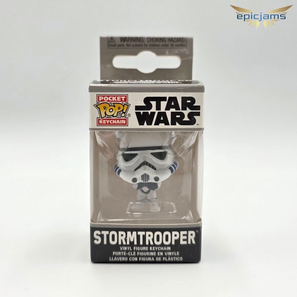 Star Wars Funko POP Keychain Stormtrooper Pocket Vinyl Collectible Figure - Picture 1 of 1